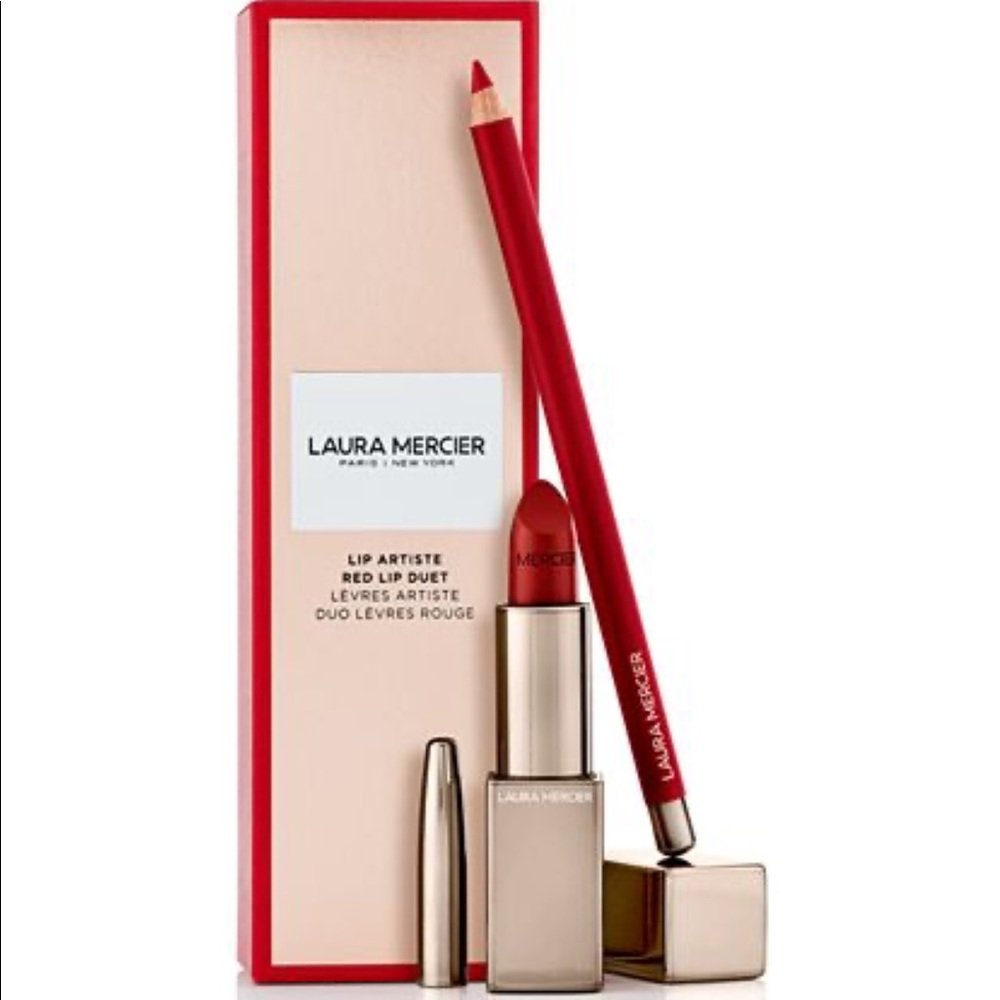 Laura Mercier Lip Artiste red lip duet- NIB